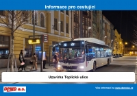 Uzav&iacute;rka ulice Teplick&aacute;