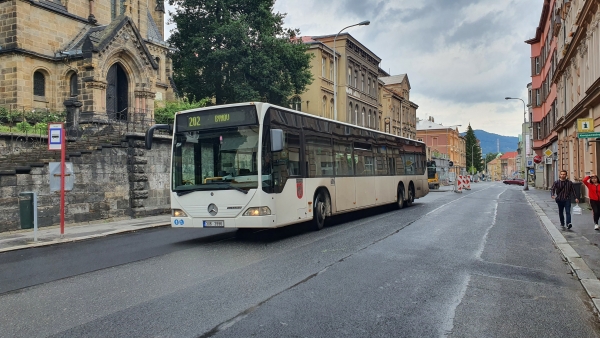 Konec odklonu z důvodu uzavření ul. Teplická pro autobusovou dopravu