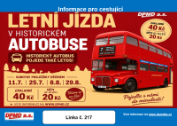 Letn&iacute; j&iacute;zdy s Double Deckerem v Děč&iacute;ně