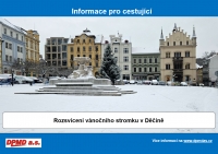 Rozsv&iacute;cen&iacute; v&aacute;nočn&iacute;ho stromku v Děč&iacute;ně