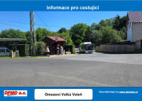Informace o v&yacute;luce na lince č. 208 (&uacute;sek Lesn&aacute; &ndash; Velk&aacute; Veleň)